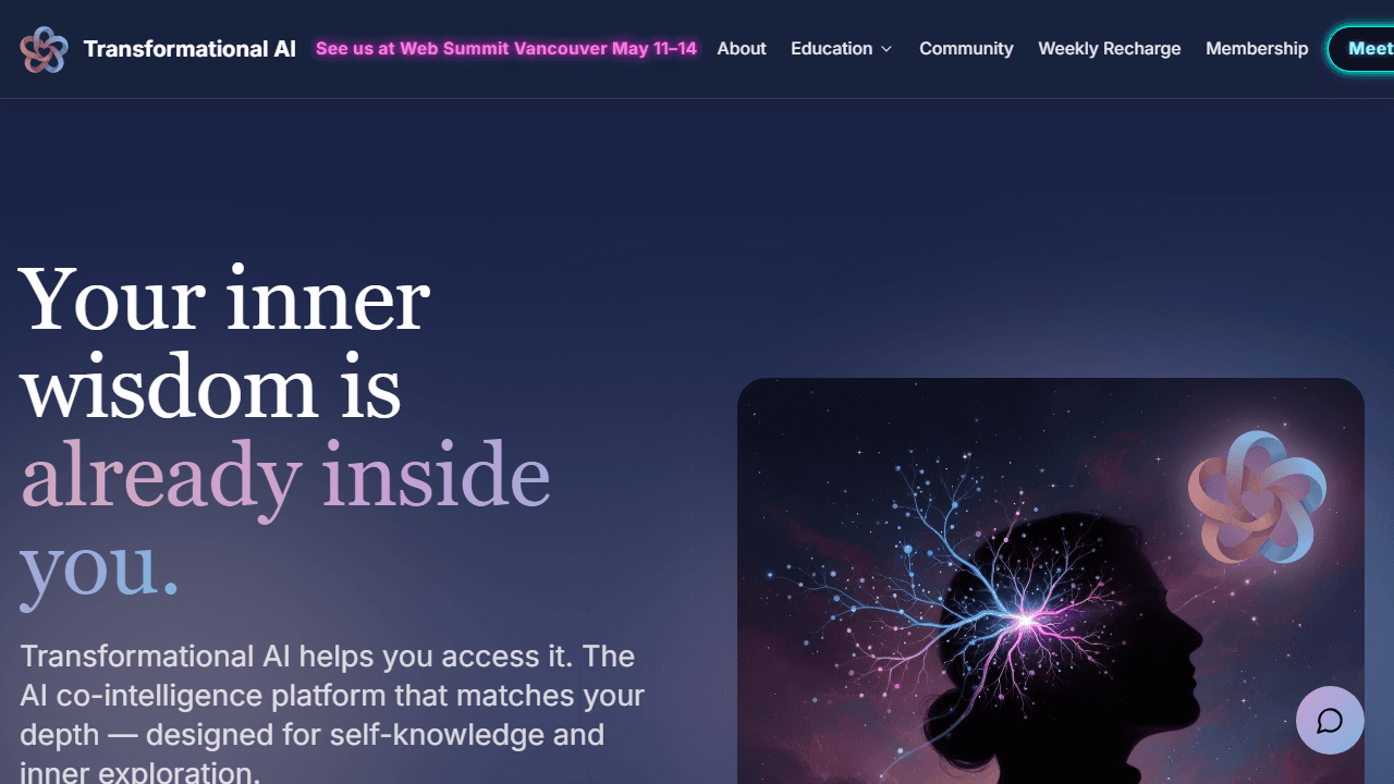 Transformational AI homepage